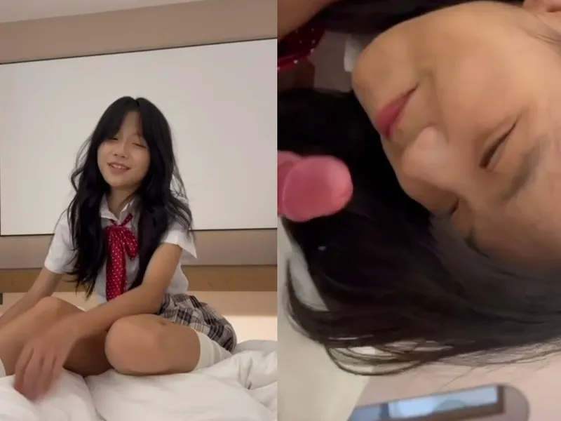 Em loli dễ thương liếm thằng nhỏ biến em thành con em đào dam dang p1